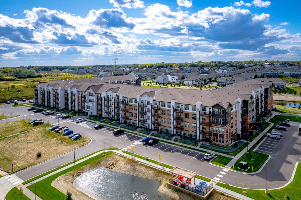 Exterior Entrance at Orville Commons, Woodbury Minnesota 