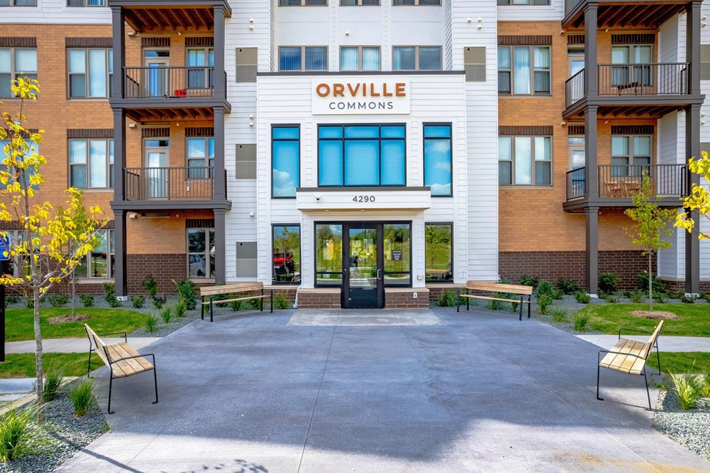 Entrance View at Orville Commons, Woodbury
