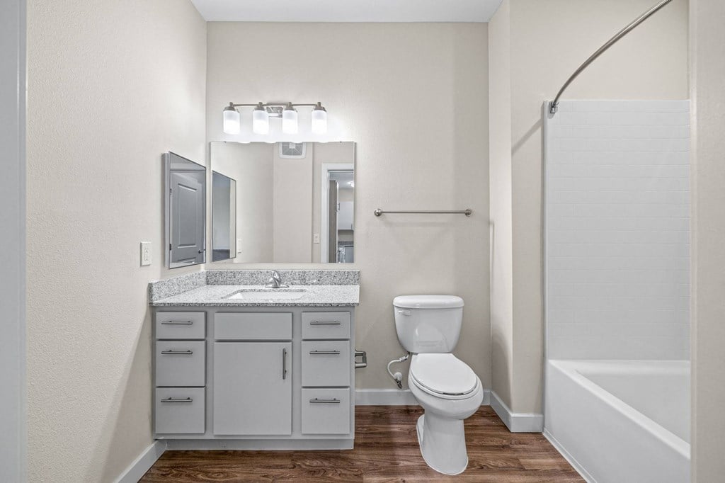 Bathroom With Bathtub at Osprey Park 62+ Apartments, Kissimmee, 34758
