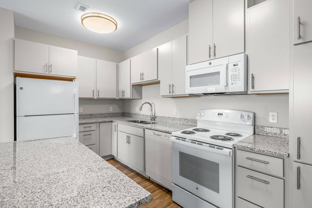 Fully Equipped Kitchen at Osprey Park 62+ Apartments, Kissimmee, FL