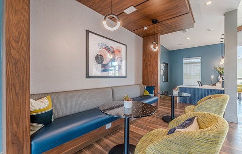 Clubhouse interior at The Promenade Apartments, McDonough 30253