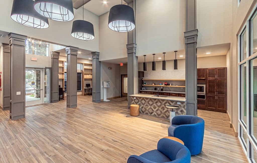 Clubhouse area at Rosemont at Mayfield Villas, Arlington