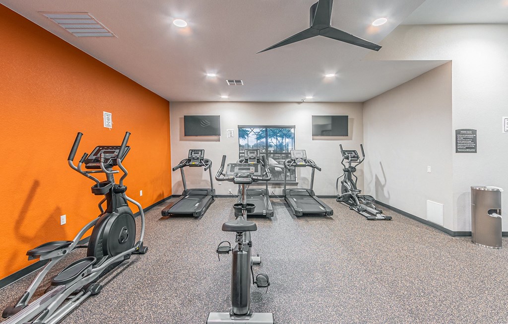 Gym at Rosemont at Mayfield Villas, Arlington, Texas