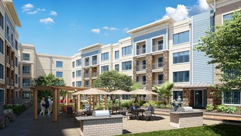 Dominium_Sandpiper Glen_Outdoor Courtyard Area Rendering - Photo Gallery 3