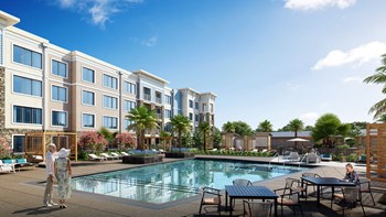 Dominium_Sandpiper Glen_Outdoor Pool Area Rendering - Photo Gallery 6