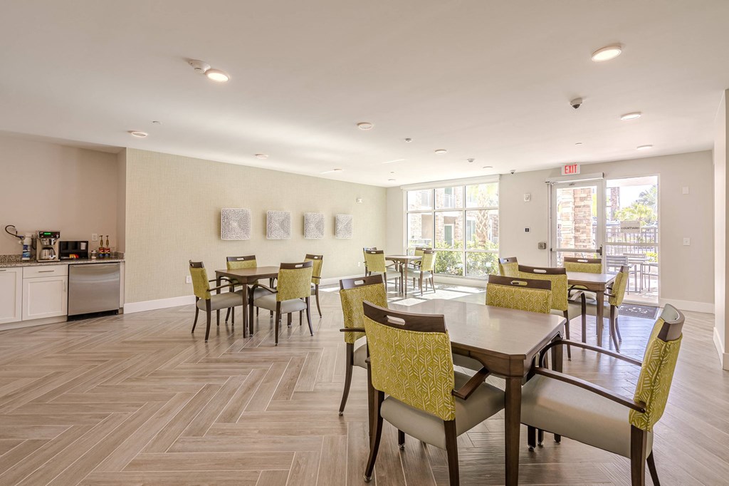 Dining table chair at Sandpiper Glen 62+ Apartments, Orlando, Florida