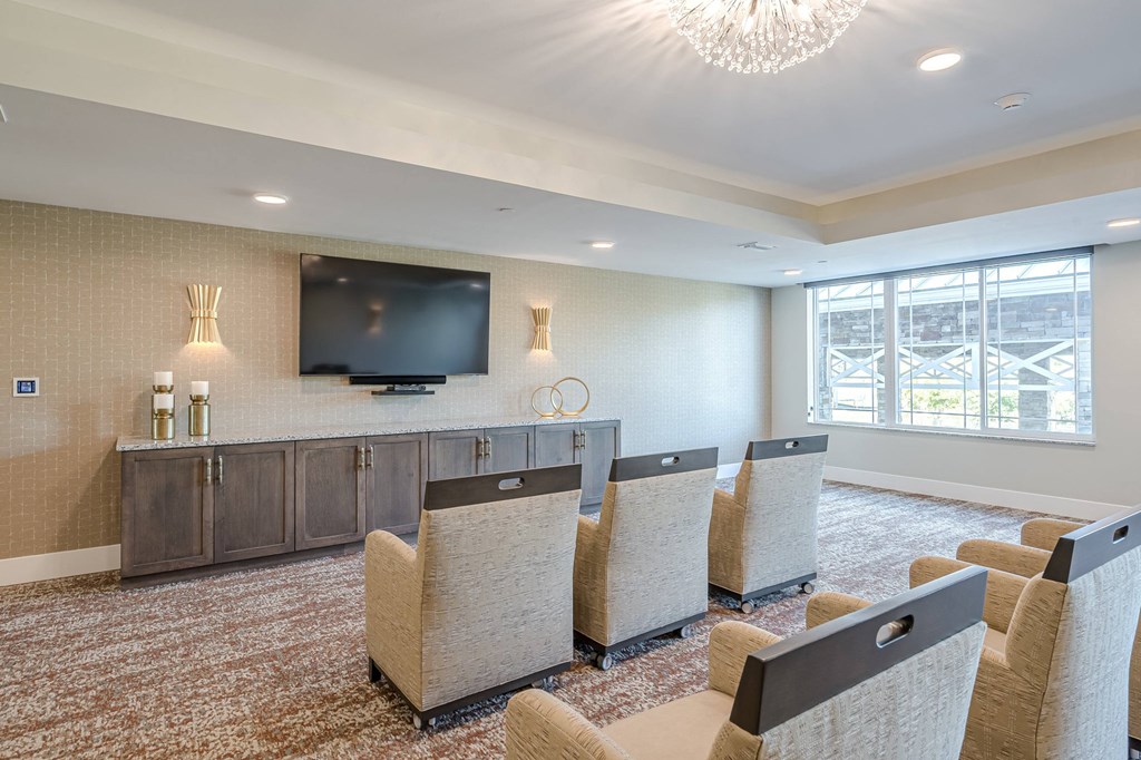 theatre room at Sandpiper Glen 62+ Apartments, Orlando