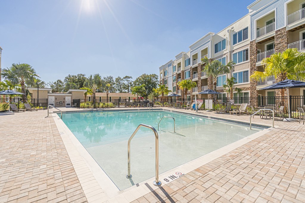 Swimming pool view at Sandpiper Glen 62+ Apartments, Florida, 32825