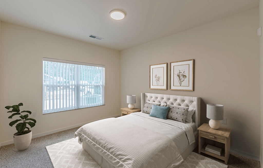 Bedroom at Shannon Reserve 55+ Apartments, Georgia, 30291