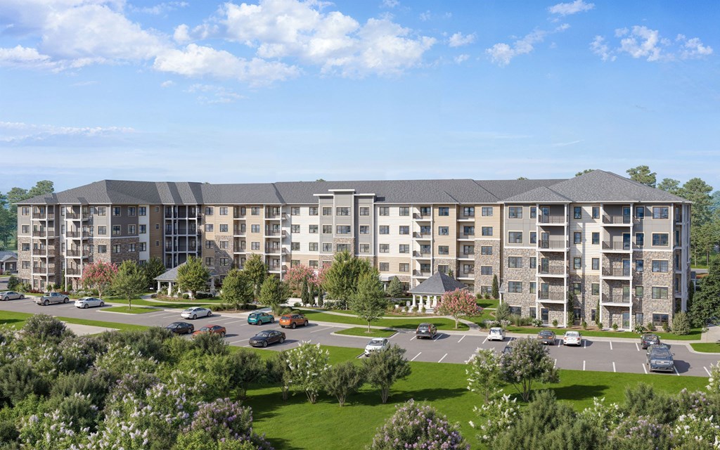 Aerial Aerial at Shannon Reserve 55+ Apartments, Union City, GA, 30291