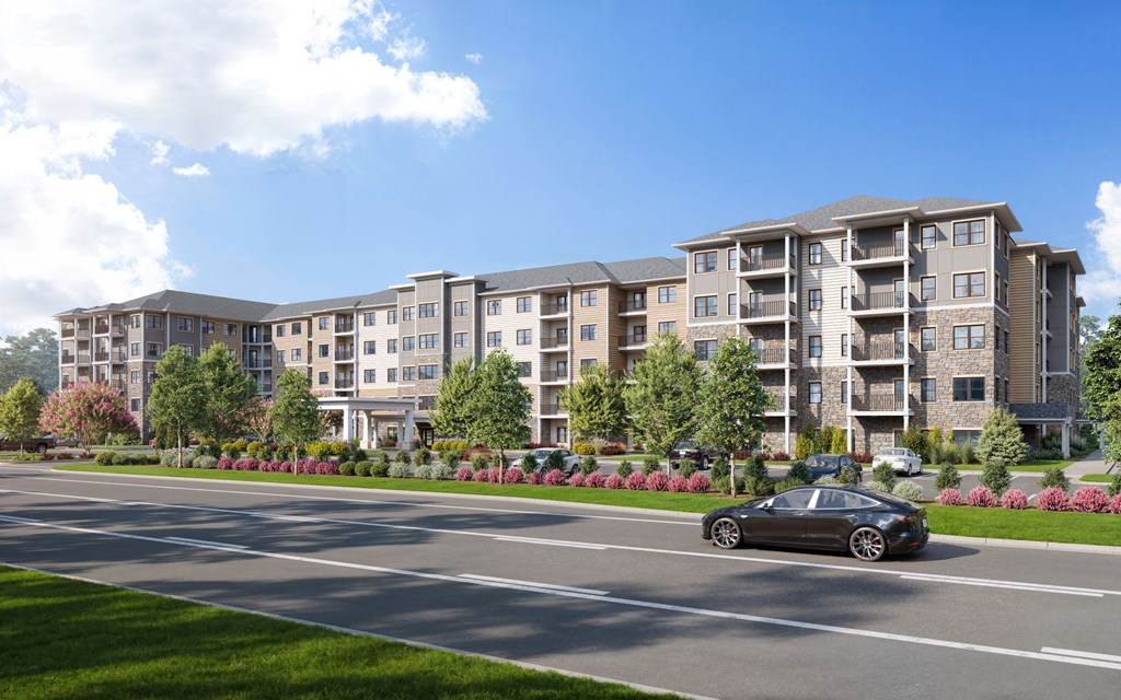 Street view at Shannon Reserve 55+ Apartments, Georgia, 30291