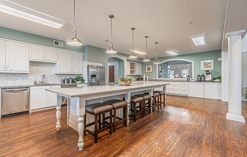 Gourmet Kitchen at The Abberly at Spring Hollow 55+ Apartments, Saginaw, TX, 76131