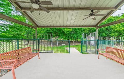 Dog Park at The Abberly at Spring Hollow 55+ Apartments, Texas