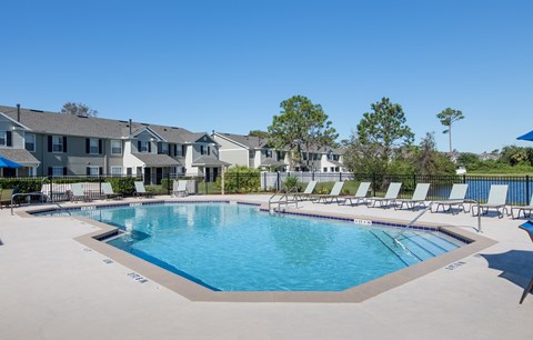 Relaxing Swimming Pool With Sundeck at Sunrise Pointe, Port Orange, Florida