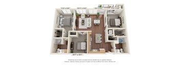 The Oasis at Twin Lakes_3D_3 Bedroom - A