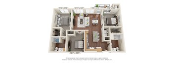 The Oasis at Twin Lakes_3D_3 Bedroom - B-ADA