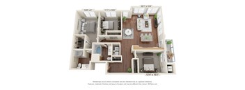 The Oasis at Twin Lakes_3D_3 Bedroom - C