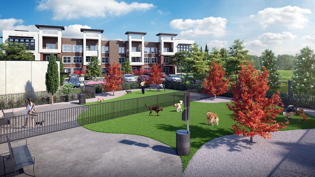 Dominium_The Paramount_Outdoor Dog Park Rendering