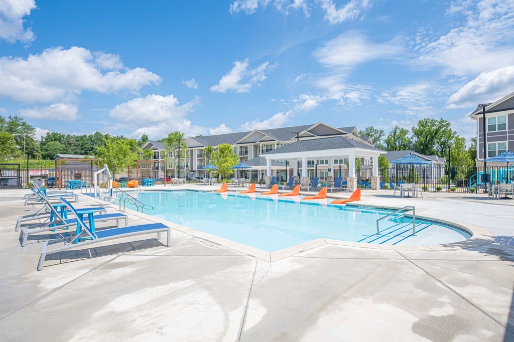 Swimming at The Meridian Apartments, Decatur, GA, 30032