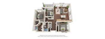 Dominium_ThePromenade_3D_3 Bedroom - C1a-ADA