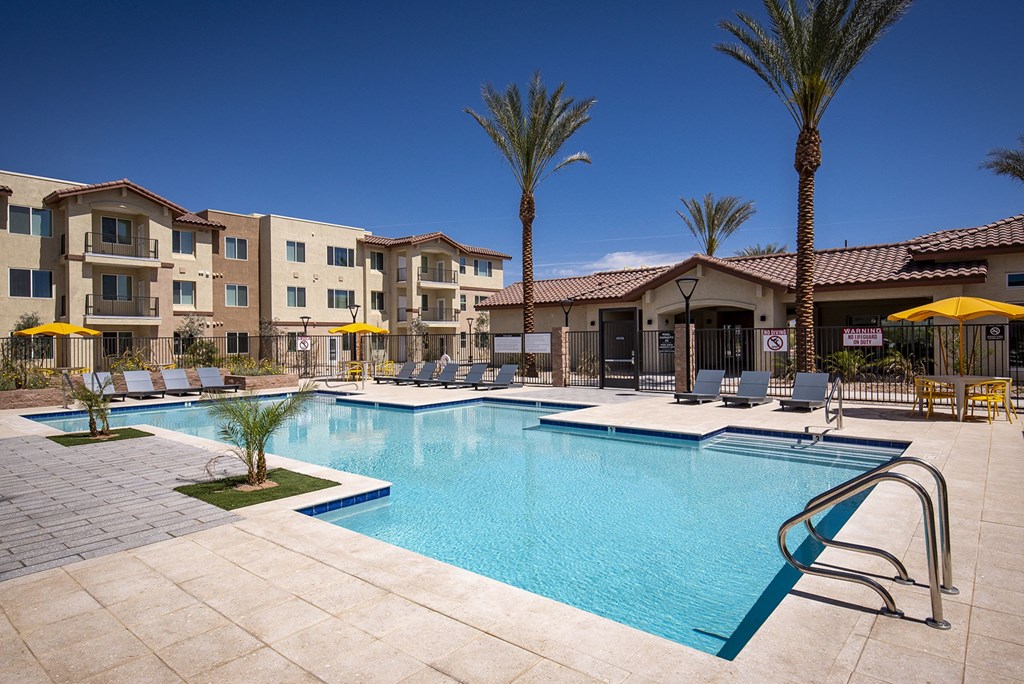 Swimming area at The Safford Apartments, Marana, Arizona