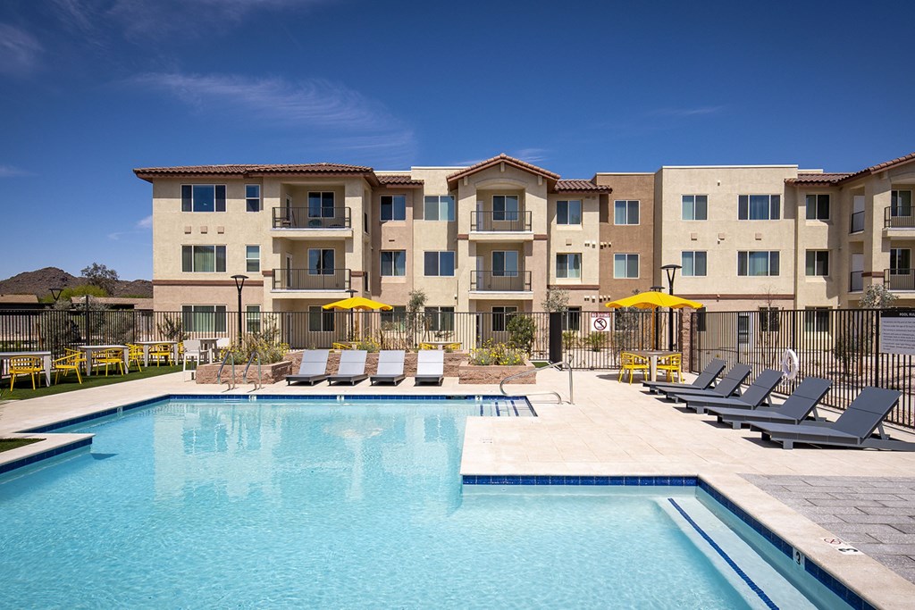 Swimming at The Safford Apartments, Arizona