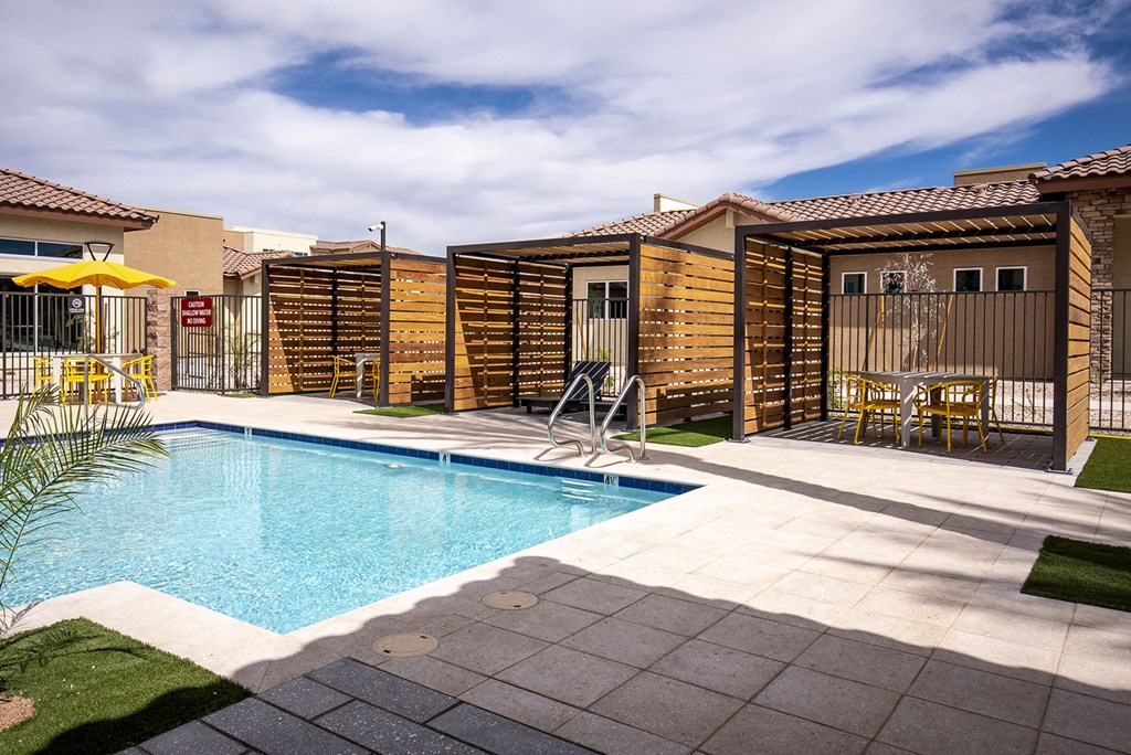Pool view point at The Safford Apartments, Marana 85743