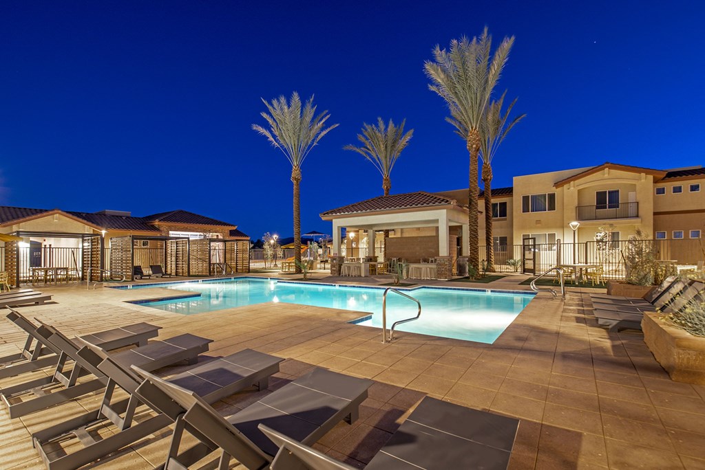 Common area swim at The Safford Apartments, Marana 85743