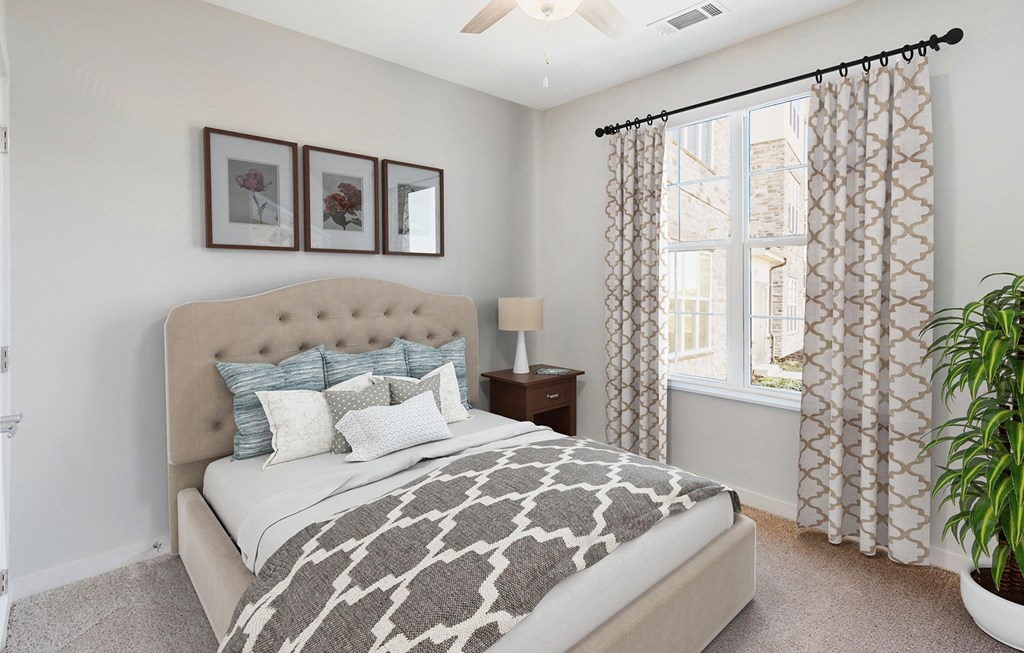 Timbers at Hickory Tree_Staged Bedroom