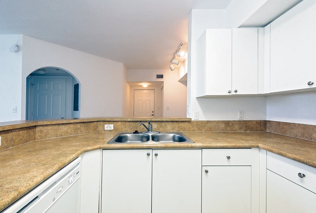 Dominium_Village at Delray_Vacant Apartment Kitchen
