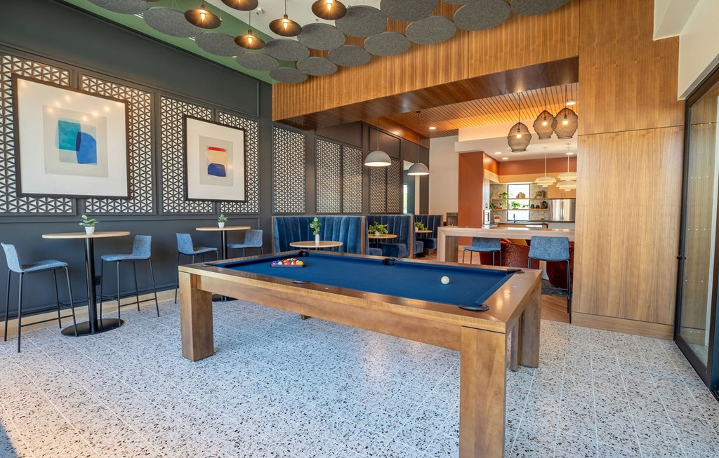 Dominium_Vista Ridge_Clubhouse Billards Table