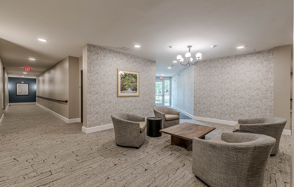 Lounge Area at Willow Place 55+ Apartments, McDonough