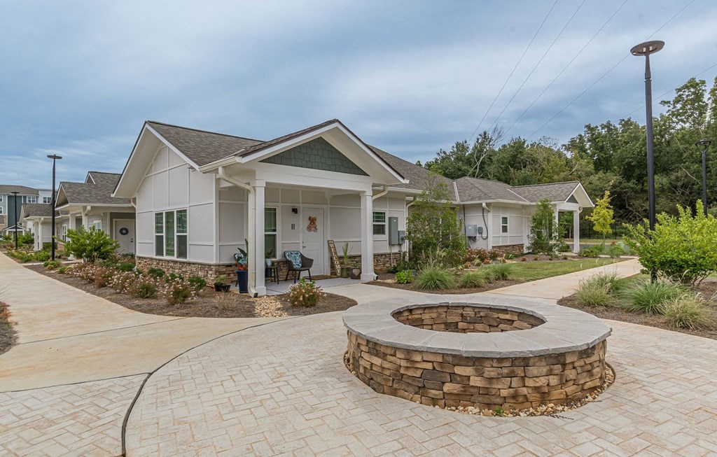 Outdoor Firepit at Willow Place 55+ Apartments, McDonough, 30253