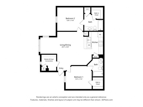 Dominium_WillowCreek_2D_2Bedroom