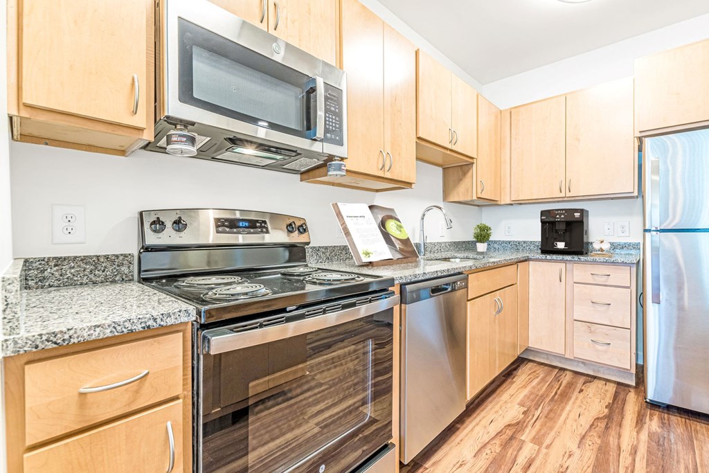 Kitchen at Willow Place 55+ Apartments, McDonough, 30253