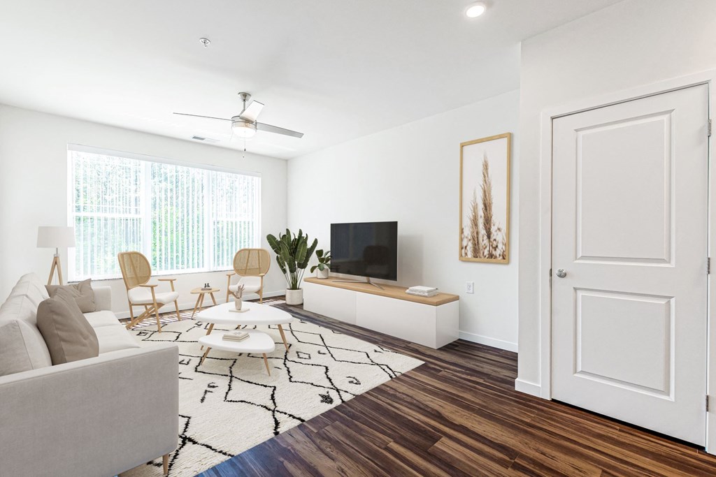 Livingroom at Willow Place 55+ Apartments, Georgia, 30253