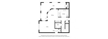 Dominium_Capitol Crossing_3 Bedroom Floor Plan at Woodway Square, Austin, TX 78744