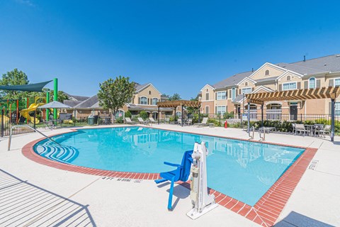 Sparkling Pool at Woodway Village, Texas, 78744