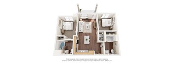 2 bed 2 bath A at Emblem at Tower Apartments, Manor, TX, 78653