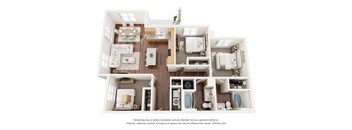 3 bed 2 bath C at Emblem at Tower Apartments, Manor