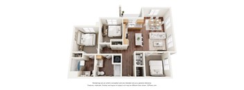 3 bed 2 bath D at Emblem at Tower Apartments, Texas