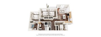 4 bed 2 bath A at Emblem at Tower Apartments, Manor, TX, 78653