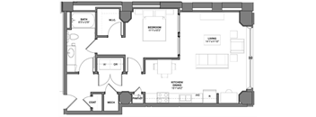 IBB6 Floorplan at Arcade Apartments, St Louis, MO
