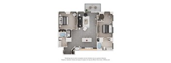 IIKM1 Floorplan at Arcade Apartments, Missouri, 63101