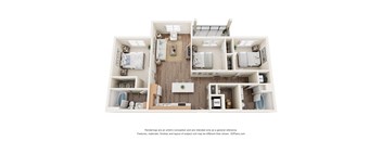 C1 Floor Plan at The Maddox on Eagle, Oklahoma, 73179