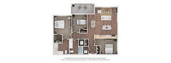 3 bed 2 bath A at Maison at Solivita Marketplace Apartment Homes, Kissimmee, 34758