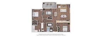 3 bed 2 bath C at Maison at Solivita Marketplace Apartment Homes, Kissimmee