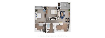 Coltrane Floor Plan at Mariposa at Westchester, Grand Prairie