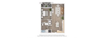 1 bed 1 bath C at Orchard Springs 55+ Apartment , Surprise, AZ