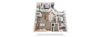 2 bed 2 bath J at Orchard Springs 55+ Apartment , Arizona, 85374